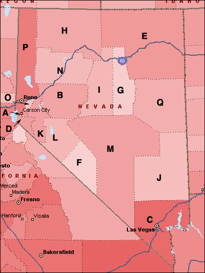 nevada state map